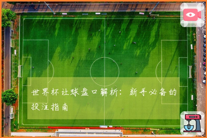 世界杯让球盘口解析：新手必备的投注指南